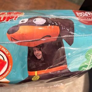 Inflatable Dachshund Costume Child 7-10 Years Old Air Blow Up Funny Dog
